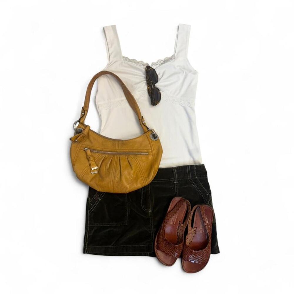 Boho whimsigoth y2k velvet low rise micro mini skirt